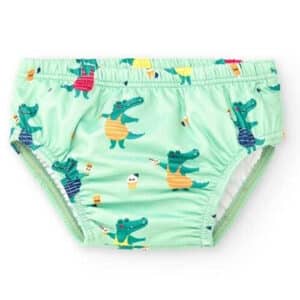 Bañador Pañal Cocodrilo – bt.box Reutilizable y Ajustable para Bebés de 6 a 18 Meses