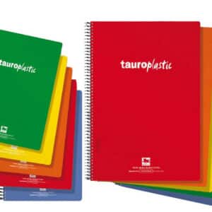 Bloc espiral folio 80h PP horizontal 90gr colores surtidos
