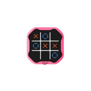 GiiKER Tic-Tac-Toe Bolt – Juego de Lógica Interactivo 3 en 1 Rosa