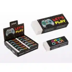 Goma de Borrar Let's Play – Diseño Gamer para Fans de los Videojuegos