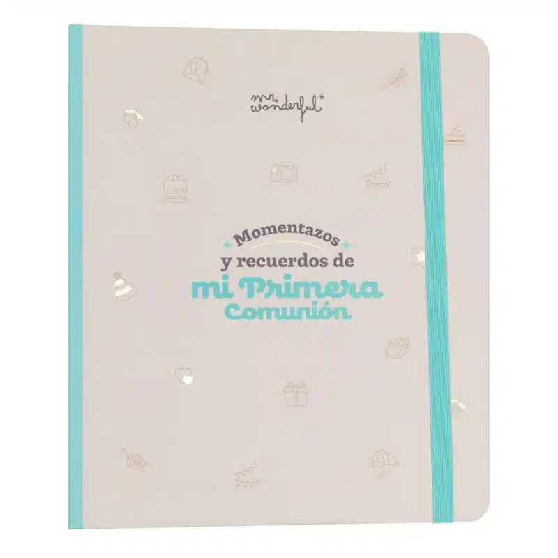Kit Álbum de Fotos Scrapbooking – “Momentazos y Recuerdos de Mi Primera Comunión” Mr. Wonderful