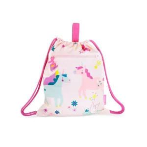 Mochila Infantil Kiddie Sack Fantasy – Tipo Saco, Ligera y con Diseño de Unicornio Miniland