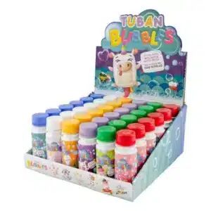 Pompero Tuban – Diversión con burbujas en colores vibrantes