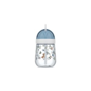 Vaso con Pajita Mio 300 ml Forest Friends – Little Dutch x Mepal Práctico y Ergonómico para Bebés
