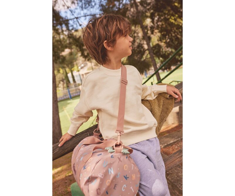 Bolsa de Deporte Infantil Funny Letters – Tutete Personalizable y Ecológica