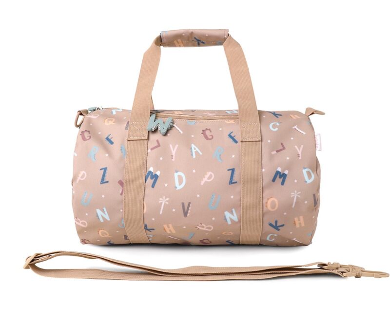 Bolsa de Deporte Infantil Funny Letters – Tutete Personalizable y Ecológica