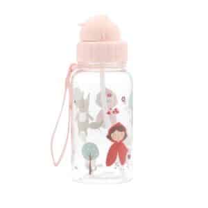 Botella Infantil de Tritán con Pajita 500 ml Personalizable Little Red – Tutete