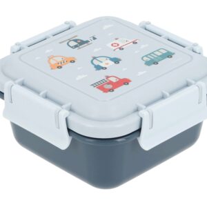 Caja de Almuerzo Infantil Grande City Cars – Tutete Snacks organizados para el cole