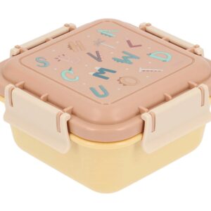 Caja de Almuerzo Infantil Grande Funny Letters – Tutete Organiza snacks con estilo