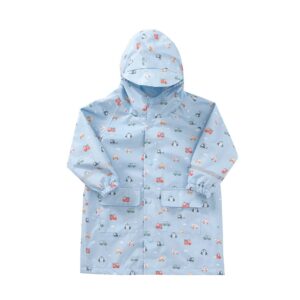 Chubasquero Infantil con Capucha City Cars – Tutete Impermeable, reflectante y con bolsa de transporte