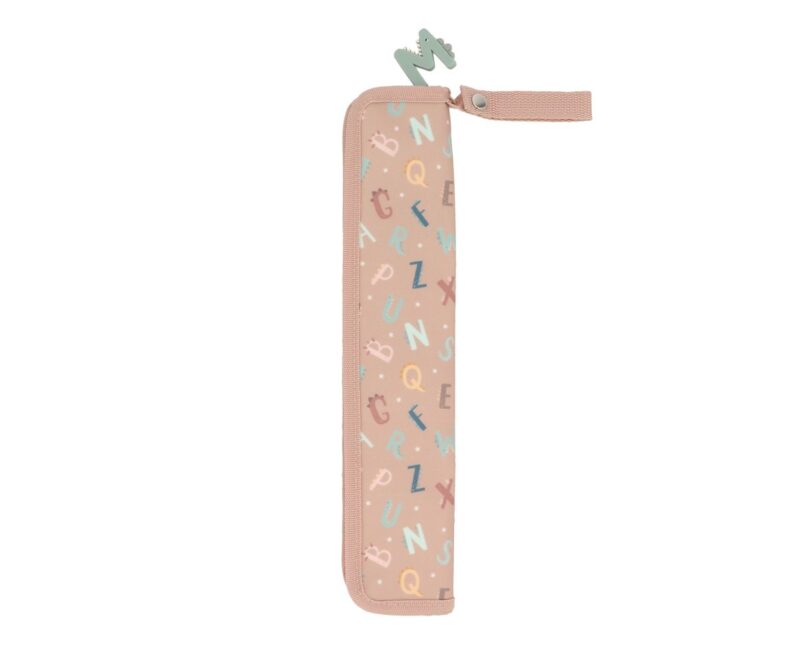Funda para Flauta Infantil Funny Letters – Tutete Con cierre de cremallera y asa para colgar