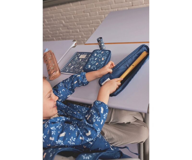 Funda para Flauta Infantil Geometric Nature – Tutete | Con banda elástica y asa para colgar