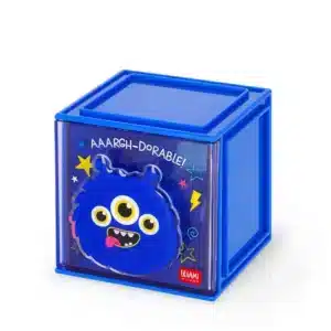 Organizador Monster ajustable – Legami – Cubo modular divertido y práctico