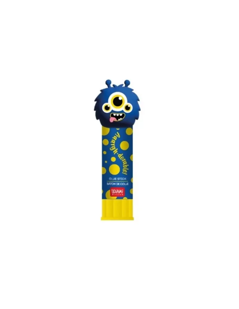 Pegamento de barra Monster – Legami con diseño divertido y tapa de monstruo
