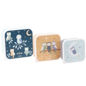 Set 3 Cajitas de Almuerzo Infantil Magical Forest – Apilables y sin BPA