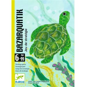 Bazarquatik – Juego de cartas de velocidad y reflejos con temática submarina – Djeco – Diversión rápida desde 6 años