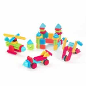 Bristle Blocks Starter Set – Juego de construcción – Battat – 112 piezas desde 2 años