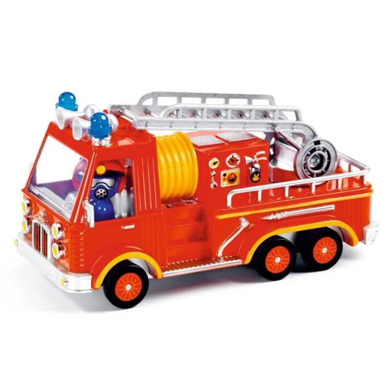 Camión de Metal Captain Fire Crazy Motors de Djeco