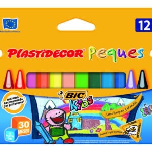 Cera plastidecor peques 12 colores surtidos