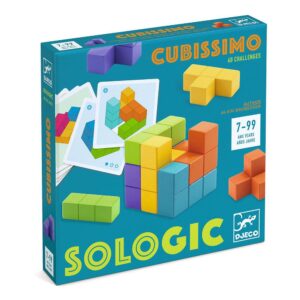 Cubissimo – Juego de lógica y construcción en 3D – Djeco – Desafíos mentales para niños y adultos desde 7 años