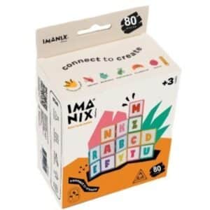 Imanix Style Cards Letras – Tarjetas educativas magnéticas – Aprende el abecedario construyendo – Desde 3 años