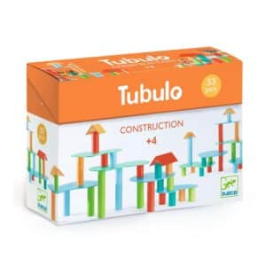 Juego de Construcción Tubulo de Djeco – 33 piezas para crear estructuras 3D