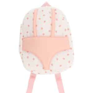 Mochila para Muñecas Strawberries Blanca