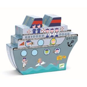 Naviplouf – Juego magnético de batallas navales – Djeco – Adaptado para niños desde 5 años