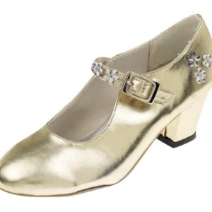 Zapatos Sabine – Tacón alto dorado