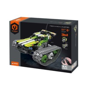 iMMaster Coche Acrobático Radio Control 3 en 1 – Set de construcción 353 piezas – Control remoto y acrobacias desde 8 años