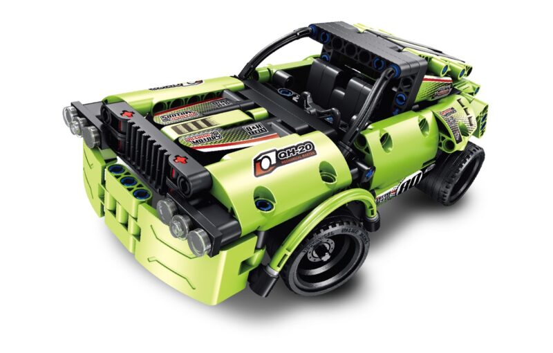 iMMaster Coche Deportivo 2 en 1 – Set de construcción con motor – 335 piezas – Montaje doble desde 6 años
