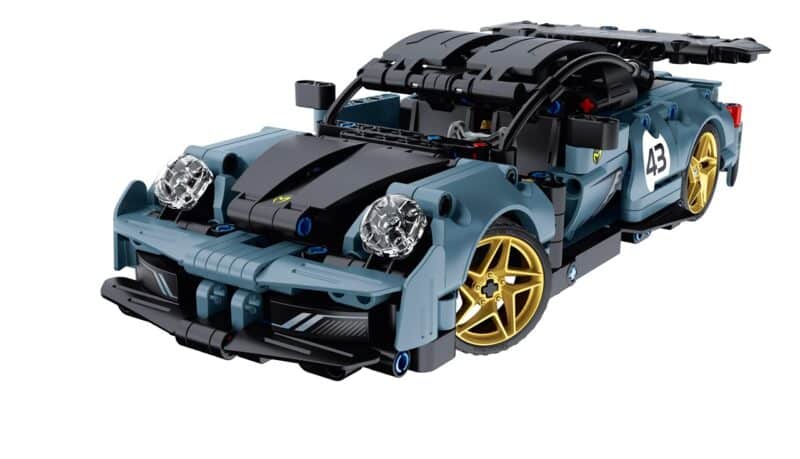 iMMaster Coche Radio Control Negro – Set de construcción 449 piezas – Con mando RC desde 8 años
