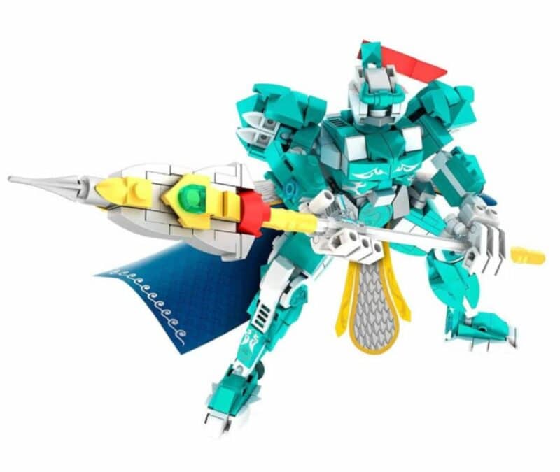 iMMaster Five Tiger Generals - Zhao Yun – Set de construcción de figura articulada – 357 piezas – Desde 6 años