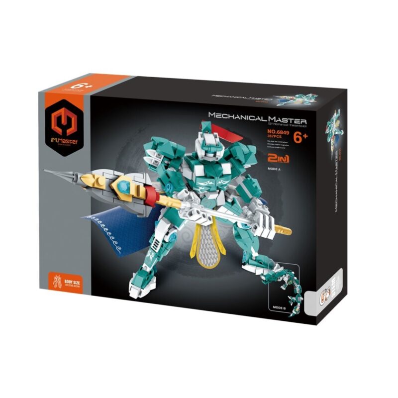 iMMaster Five Tiger Generals - Zhao Yun – Set de construcción de figura articulada – 357 piezas – Desde 6 años