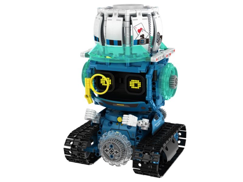 iMMaster Robot Azul con Paneles 3 en 1 – Set de construcción 494 piezas – Robótica creativa desde 8 años