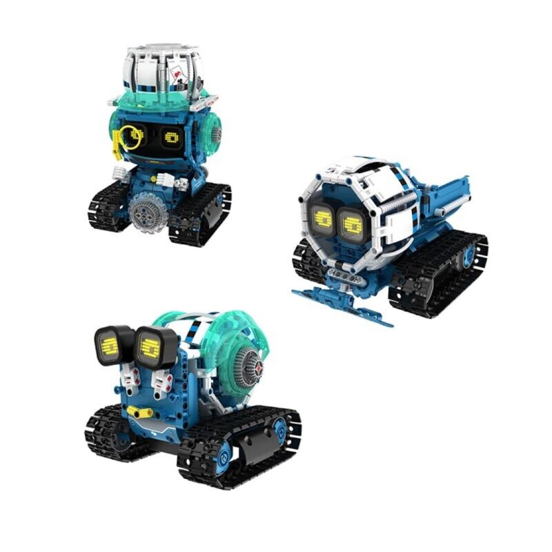 iMMaster Robot Azul con Paneles 3 en 1 – Set de construcción 494 piezas – Robótica creativa desde 8 años