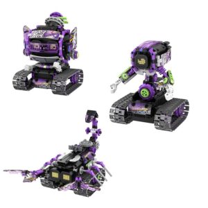 iMMaster Robot Lila con Paneles 3 en 1 – Set de construcción 458 piezas – Robótica creativa desde 8 años