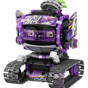 iMMaster Robot Lila con Paneles 3 en 1 – Set de construcción 458 piezas – Robótica creativa desde 8 años