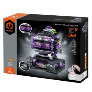 iMMaster Robot Lila con Paneles 3 en 1 – Set de construcción 458 piezas – Robótica creativa desde 8 años