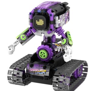 iMMaster Robot Lila con Paneles 3 en 1 – Set de construcción 458 piezas – Robótica creativa desde 8 años