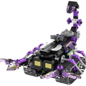 iMMaster Robot Lila con Paneles 3 en 1 – Set de construcción 458 piezas – Robótica creativa desde 8 años