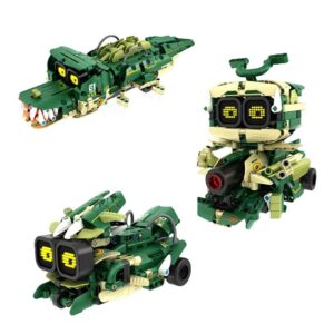 iMMaster Robot Verde con Paneles 3 en 1 – Set de construcción 513 piezas – Robótica creativa desde 8 años