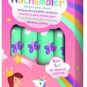 Ceras de Colores Metálicos – Pack de 12 – Colores brillantes para niños