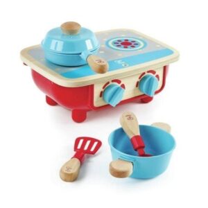 Juego de cocina de madera Hape – Set de utensilios y accesorios – Desde 3 años – Juego simbólico