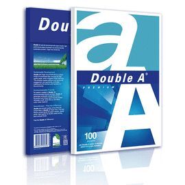 Papel Double A – A4 – 100 hojas – 80 g – Blanco – Alta calidad para impresión y escritura