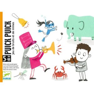 Puick Puick – Juego de cartas de rapidez visual – Djeco – Desde 6 años