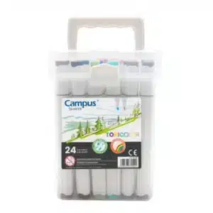 Rotuladores Doble Punta – Campus Student TopiColor – 24 colores – Creatividad y versatilidad para todas tus ideas