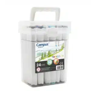 Rotuladores Doble Punta – Campus Student TopiColor – 24 colores – Creatividad y versatilidad para todas tus ideas