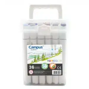 Rotuladores Doble Punta – Campus Student TopiColor – 36 colores – Máxima variedad y creatividad sin límites
