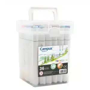 Rotuladores Doble Punta – Campus Student TopiColor – 36 colores – Máxima variedad y creatividad sin límites